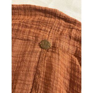 Women’s Free People Azalea Wrap Top Rust Size L